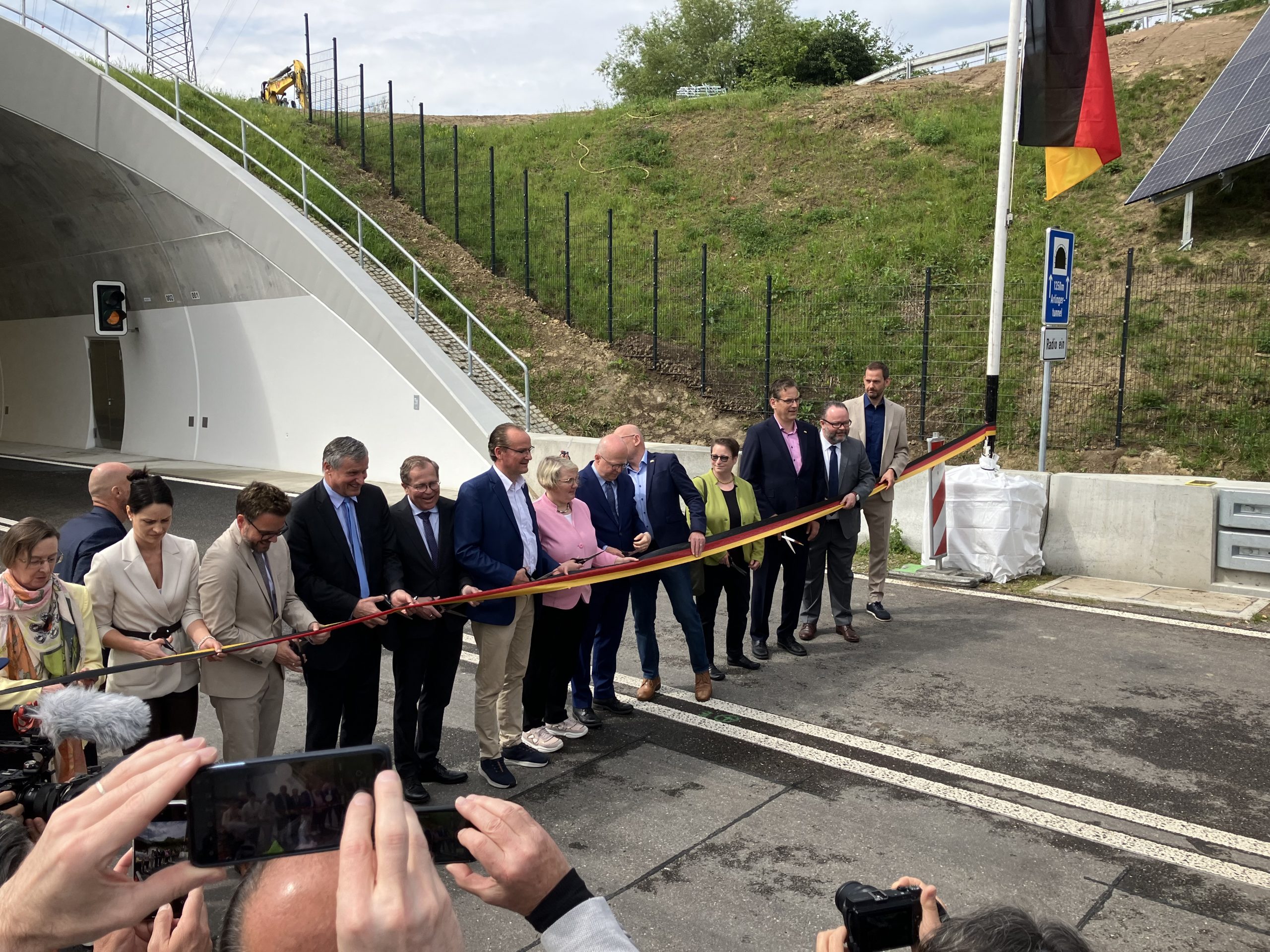 Verkehrsfreigabe Arlinger Tunnel